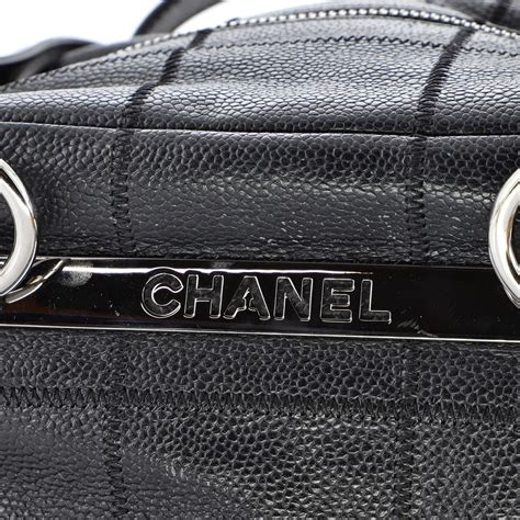 chanel square quilted bowler bag|Chanel Square Stitch Bowler Bag Quilted Caviar Medium .